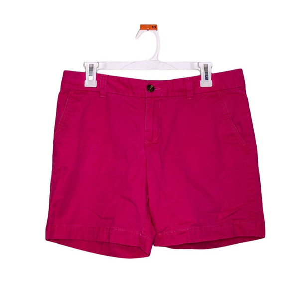 Tommy Hilfiger 100% Cotton Shorts Flat Front Pink Size 8 - Picture 1 of 3